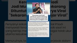 Sal Priadi Soroti Tekanan Musisi Zaman Sekarang, Karya Viral Jadi Tuntutan Utama Saat Ini