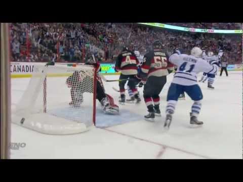 MacArthur Goal - Leafs 1 vs Sens 0 - Oct 30th 2011 (HD)
