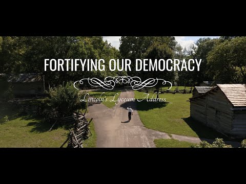 PREMIERE “Fortifying Our Democracy: Lincoln's Lyceum Address” Documentary & Live Chat Oct 12 6pmCST