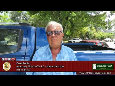 29-12-20 - Oscar Robles - Hourcade, Albelo y Cía. S.A. - Rauch, Bs As