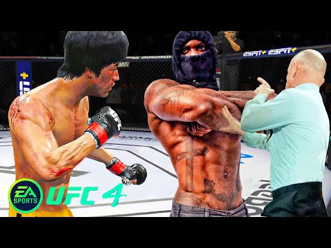 UFC4 Bruce lee vs Giga Uguru EA Sports UFC 4 PS5