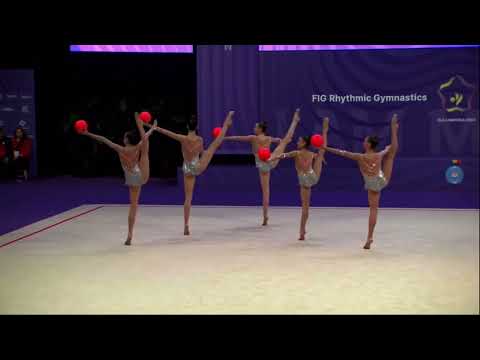 SPAIN Group ESP 5 Balls AA FIG JUNIOR WORLD  CHAMPIONSHIP 2023