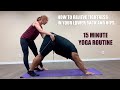 Bodybuilder Does Yoga | How To Relieve Tightness in Your Back and Hips | 15 Minute Routine