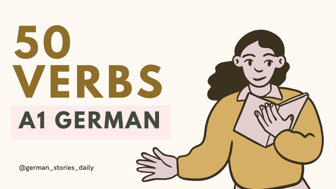 50 Most Used German Verbs (A1 Beginner Must-Know) PART 2