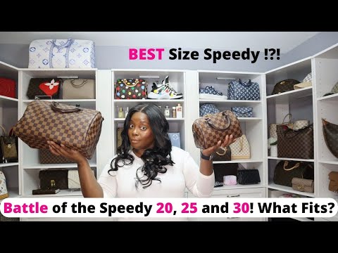 NEW Louis Vuitton Speedy 20 vs Speedy 25 vs Speedy 30 | What Fits in a 30 That Doesn't Fit in a 20?