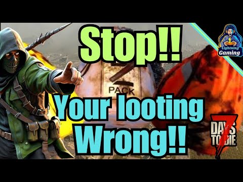 7 days to die 1.0 Best way to loot horde night easy