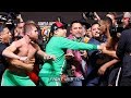 CANELO ALVAREZ & DANIEL JACOBS ALMOST THROW BLOWS! CLOSE BRAWL AT WEIGH IN FACE OFF! - FULL VIDEO