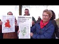 De omwonenden voeren actie tegen maatregelen in de Peel