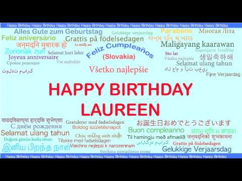Laureen   Languages Idiomas - Happy Birthday