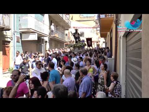 Processione San Calogero Eremita Campofranco   27/07/2014