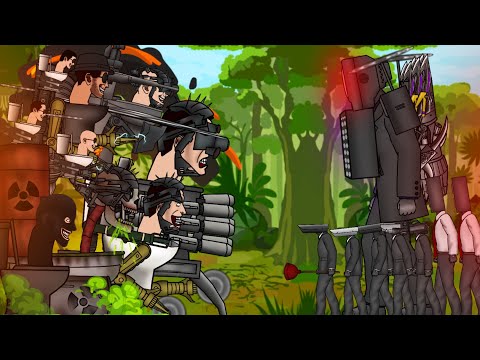 Titan TV Man VS G-Man Skibidi,Nuclear Skibidi, Chainsaw Skibidi - DC2.