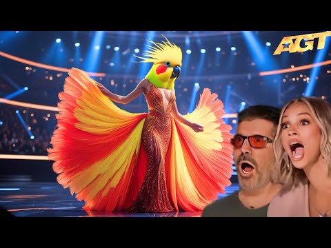 You Won’t Believe Your Eyes! Girl Becomes a Cockatoo in AGT’s Wildest Act!
