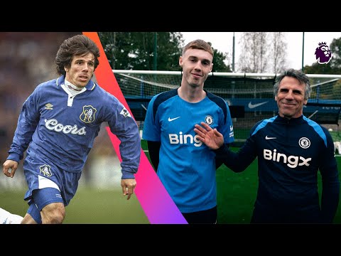 Cole Palmer Meets Chelsea Legend Gianfranco Zola | PL Masterclass