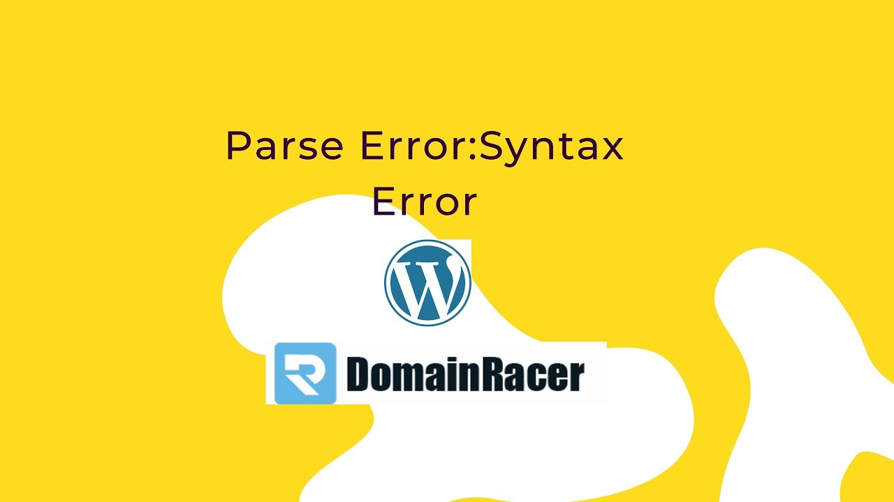 Parse Error:Syntax Error in Wordpress