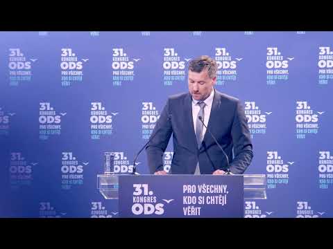 Pavel Faschingbauer - vystoupení v rámci politické diskuse - 31. kongres ODS