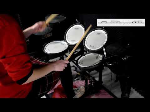 ♪ Fill-In Friday 72: 4/4 Drum Fill für Schlagzeug Anfänger und Anfängerinnen [Roland E-Drums]