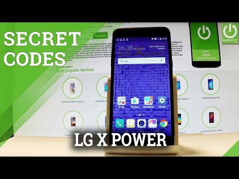 Testing Menu LG X Power - Advanced Settings / Specification / Code