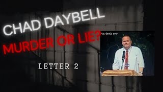 CHAD DAYBELL'S # 2 Letter