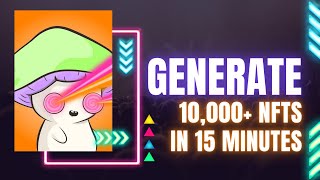 The Easiest Way To Generate Your NFT Collections Art (Make 10,000+ NFTS Fast)
