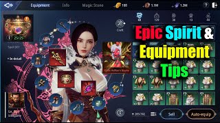 MIR4 Epic Spirit &amp; Equipment Farming Tips