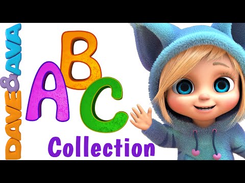 😀 ABC Song | Nursery Rhymes and Baby Songs from Dave and Ava 😁 Video