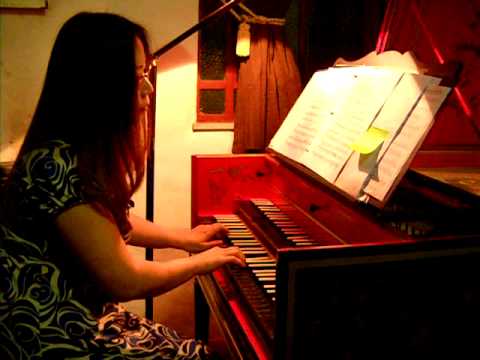 Sonia Lee - Harpsichord - Demars 3me Suite en re mineur (excerpt)