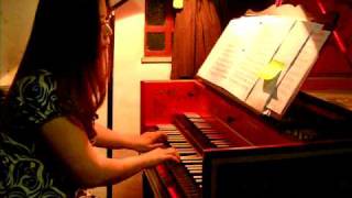 Sonia Lee - Harpsichord - Demars 3me Suite en re mineur (excerpt)