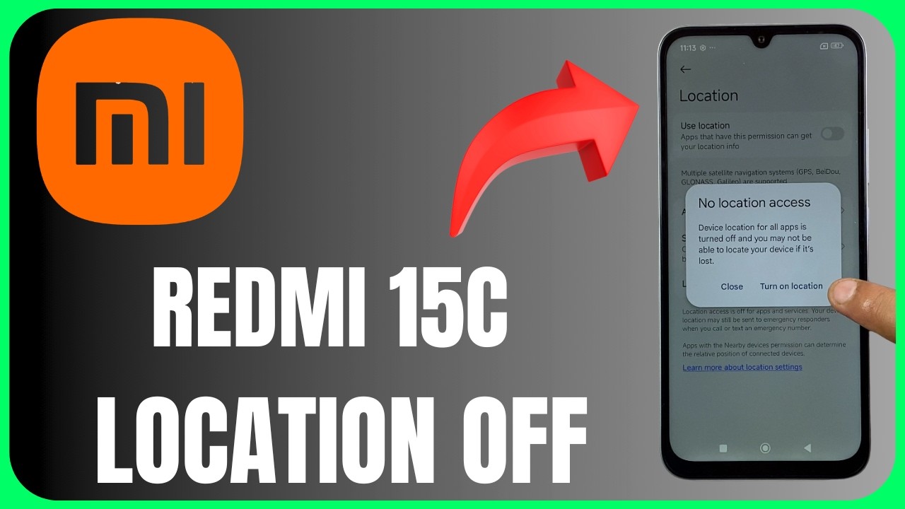 Turn Location OFF Redmi 15C | Battery Save + Privacy