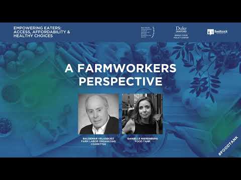 “A Farmworkers Perspective” with Baldemar Velasquez, Farm Labor Organizing Committee (Food Tank '24)