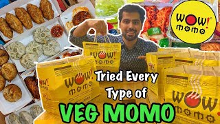 Ordered Entire WOW MOMO Menu (ONLY VEG) || Tried VEG Momo || Entire Menu Food Challenge