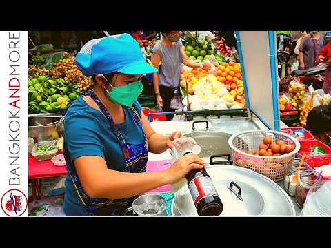 Best Thai STREET FOOD in the Morning | Silom Soi 20 in BANGKOK