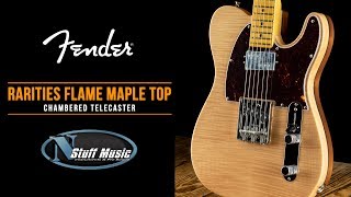 Video thumbnail for Rarities Flame Maple Top Chambered Telecaster from Fender - In-Depth Demo! by N Stuff Music