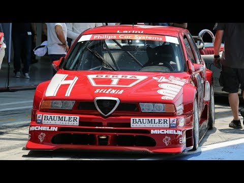Alfa Romeo 155 V6 Ti DTM (1994) & Nicola Larini - Track action @ Monza Circuit - Pure Sound!
