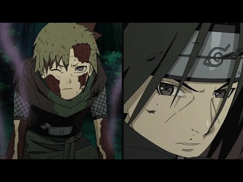 Itachi unlock AMATERASU for the FIRST time against 3 tail jinchuriki!
