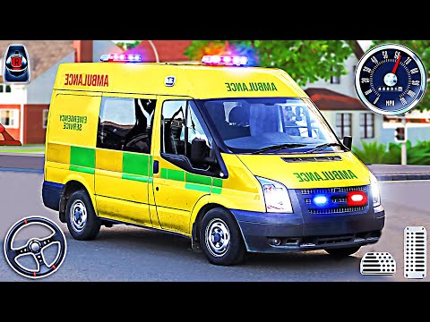 Stickman Ambulance Roof Jumping - Impossible Emergency VAN Driver 3D | Android Gameplay | Part 2