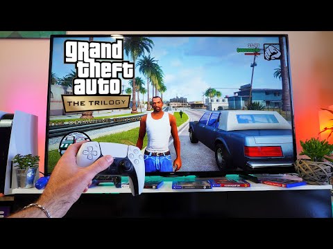 Testing GTA: San Andreas-Definitive Edition (GTA: Trilogy) On The PS5- POV Gameplay Test