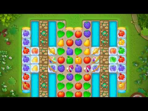 Gardenscapes gameplay level 2438