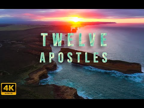 Capturing the Beauty of The Twelve Apostles in 4K Drone | Aerial Views of Australia's Coastal Marvel