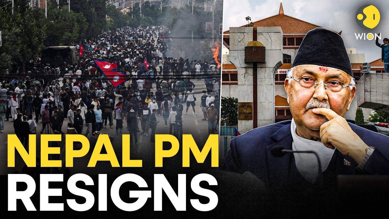 Nepal PM Oli RESIGNS! Nepal Protests Turn Violent; PM's House Set Ablaze | Nepal Unrest LIVE