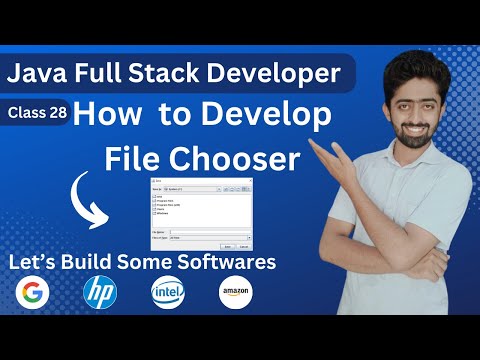 Java Swing File Chooser Tutorial Java Full Stack Development Course Lecture 28
