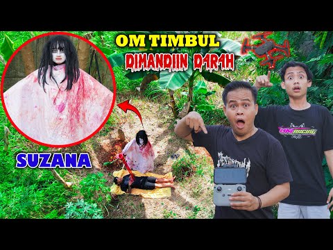 DRONE CAPTURES SUZANA MANDIIN'S GHOST EMBRACING USING BLOOD