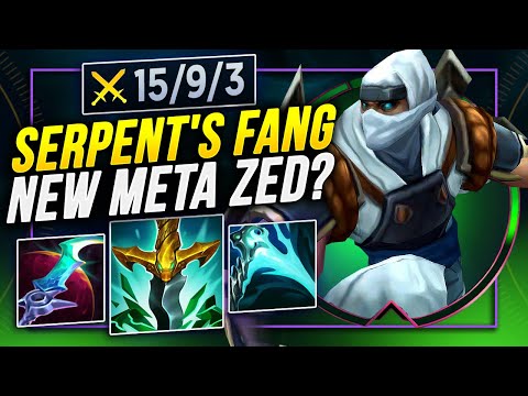 Serpent's Fang is kinda strong on Zed