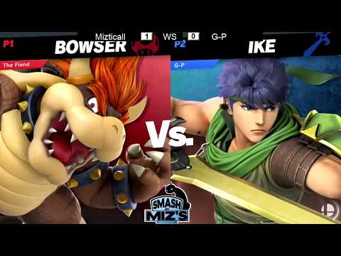 Smash @ Miz's Ultimate 6 - Mizticall (Bowser) vs. G-P (Kirby, Ike) Winners' Semis