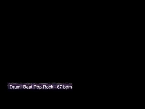 Drum  Beat Pop Rock 167 bpm 4/4