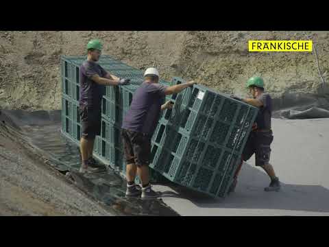 Rigofill inspect: installation of storage/infiltration system for process water storage | FRÄNKISCHE