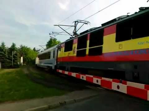 EP09-010 w barwach Hiszpanii z EC102 POLONIA z Villach Hbf do Warszawy Wschodniej w Cieszynie