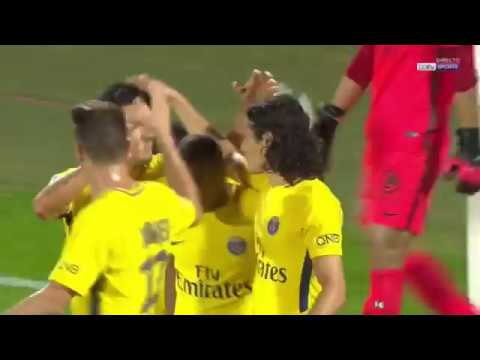 Edinson Cavani Second Goal Man of the Match Metz vs PSG 1 4 Ligue 1 2017
