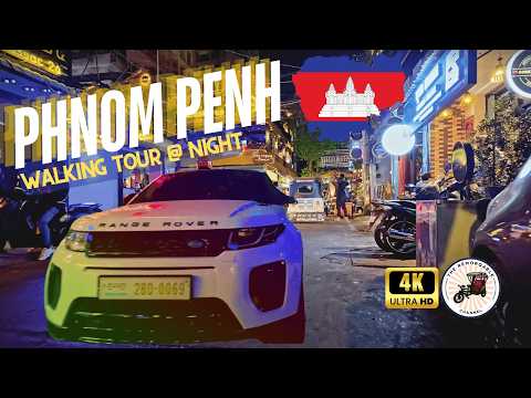 🇰🇭  Walking Phnom Penh BKK1 at Night: Top Nightlife &amp; Hidden Gems