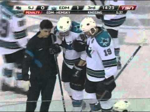 Brent Burns Injury (January 23 2012)