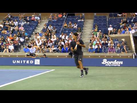 Roger Federer, Front Row Camera Angle HD
